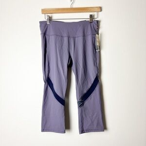 CALIA CARRIE UNDERWOOD • NEW Women’s Energize Capri Mesh Legging Cadet Purple